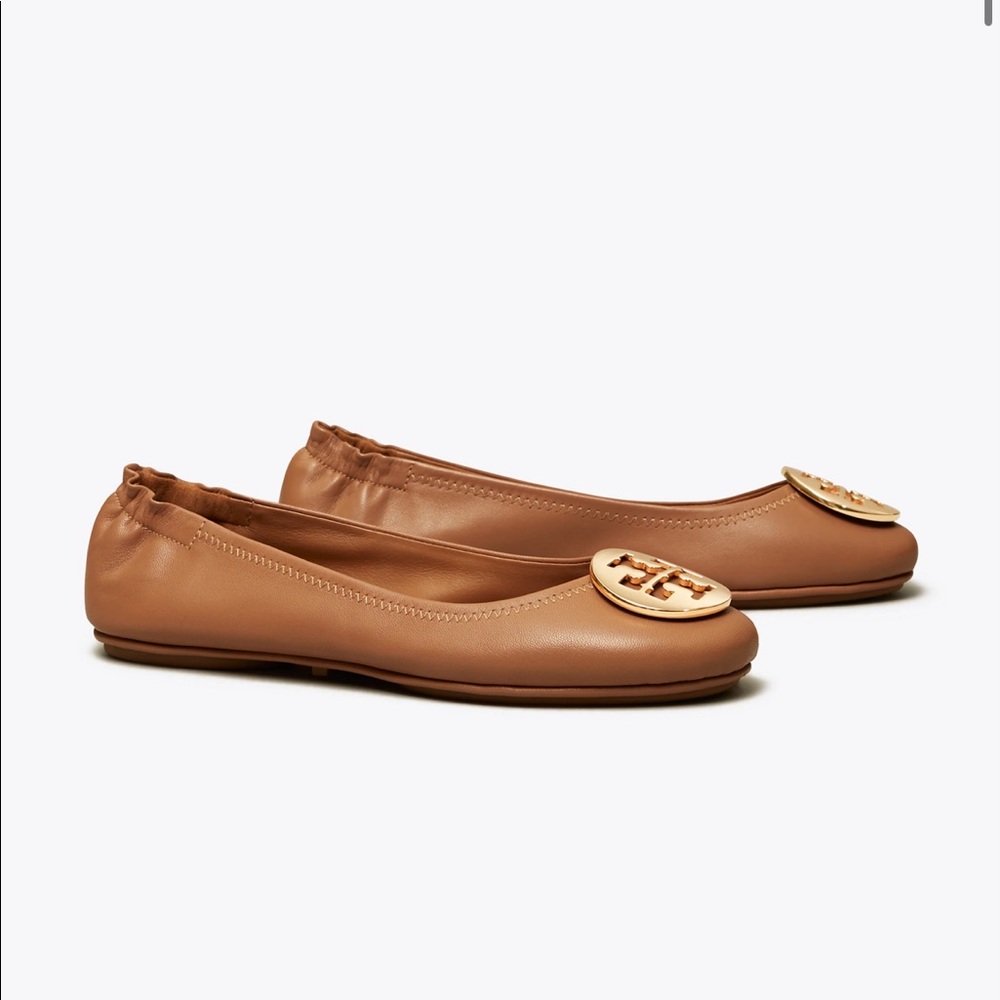 Tory Burch Minnie — Royal Tan/Gold